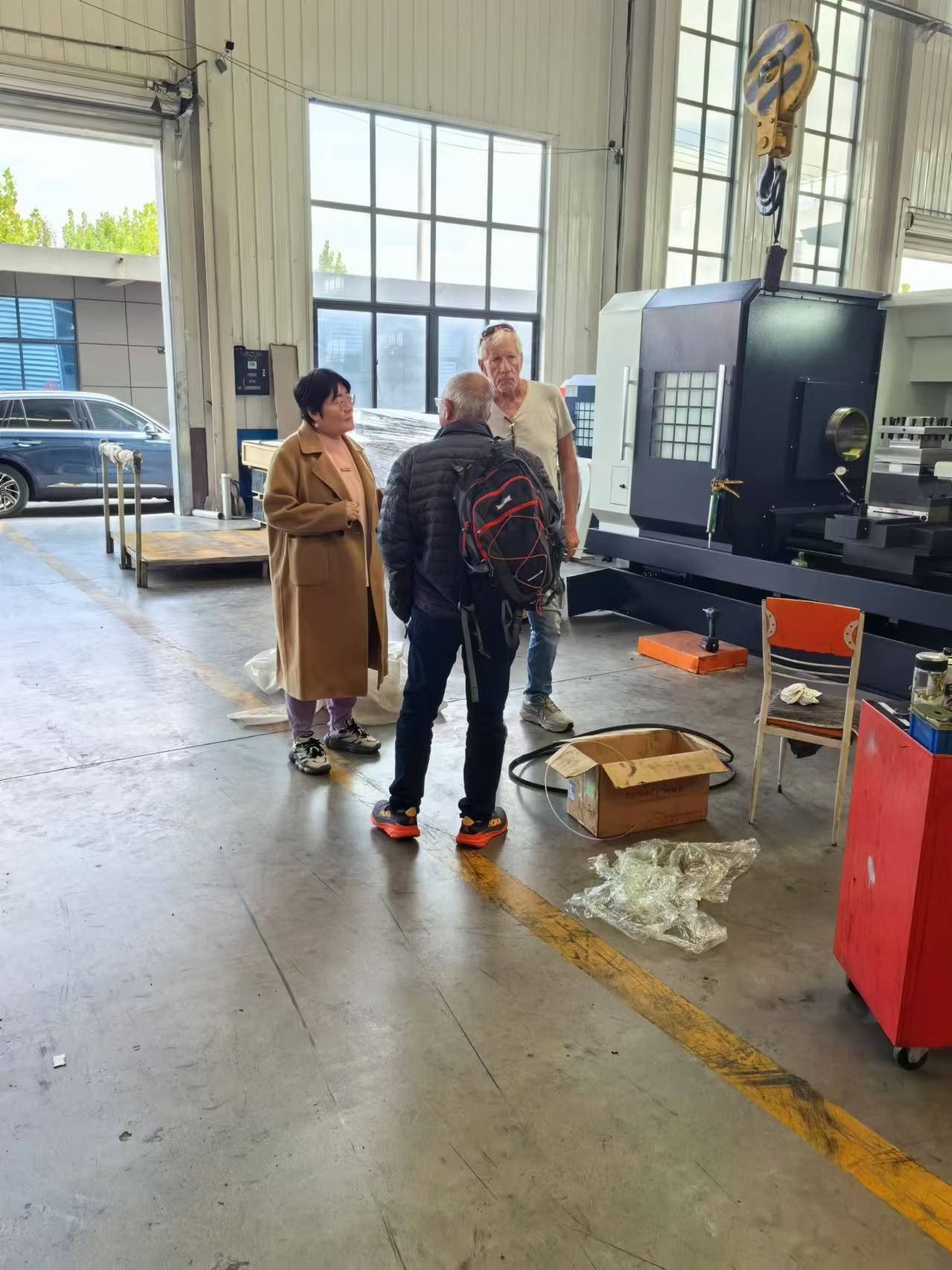 عملاء إسرائيليون يزورون ALLES CNC للبحث عن التعاون والتطوير المستقبلي