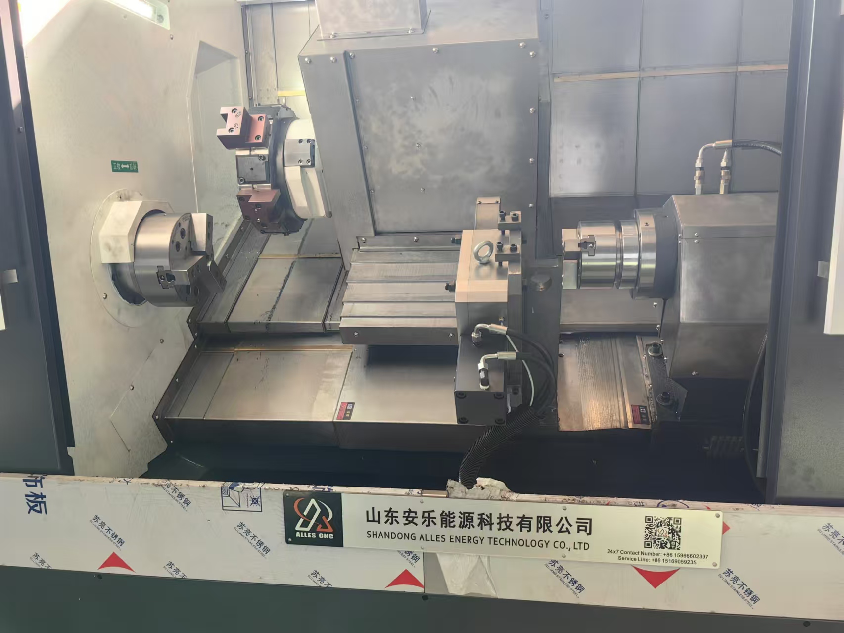 سيتم شحن التفتيش على مخرطة CNC ALTCK56Y إلى روسيا قريبًا ، مما يضيف قوة دفع إلى كفاءة إنتاج العملاء