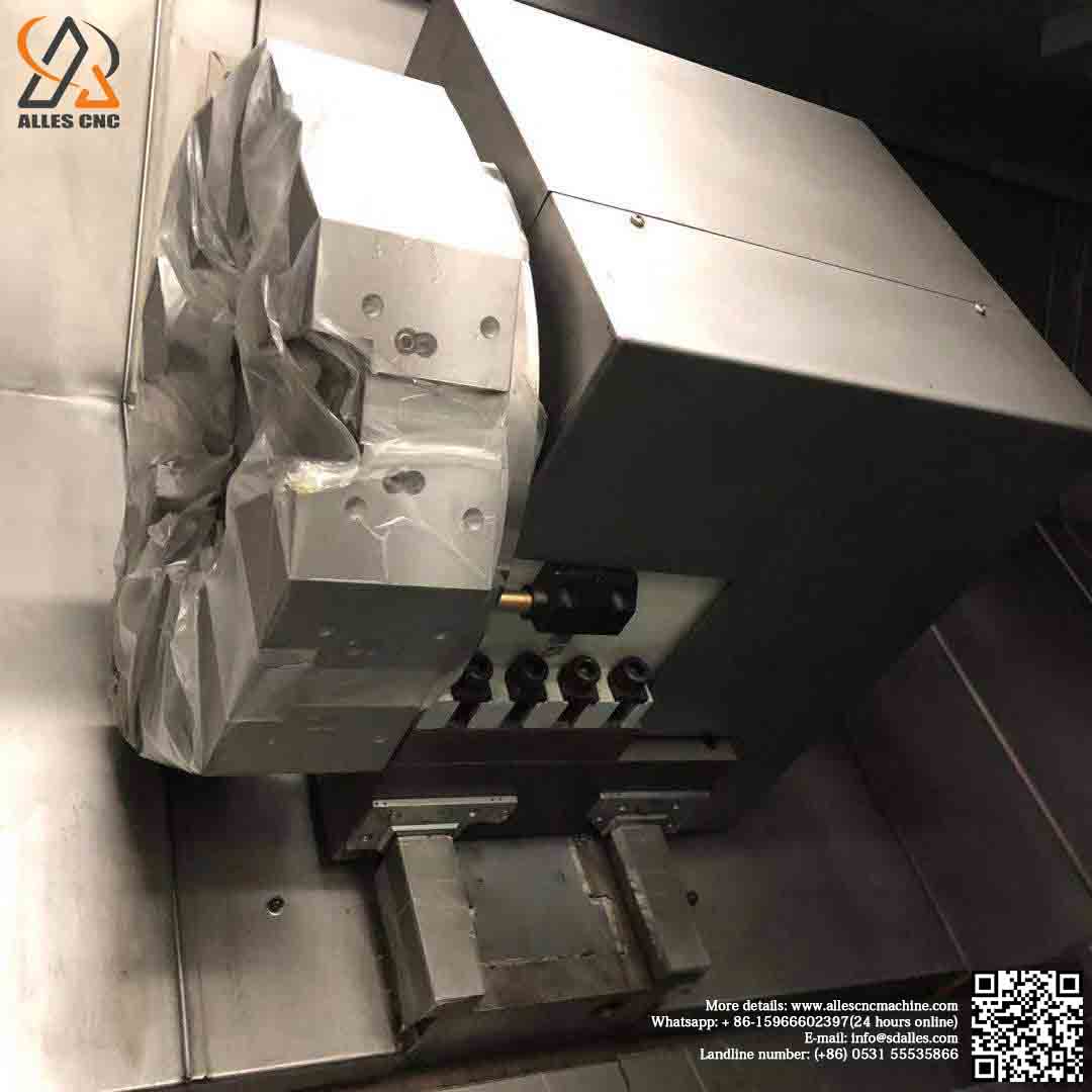 سرير مائل تلقائي CNC مخرطة المعادن مخرطة تحول