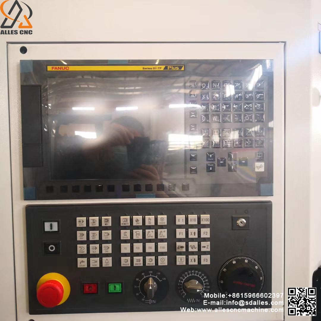 سرير مائل تلقائي CNC مخرطة المعادن مخرطة تحول