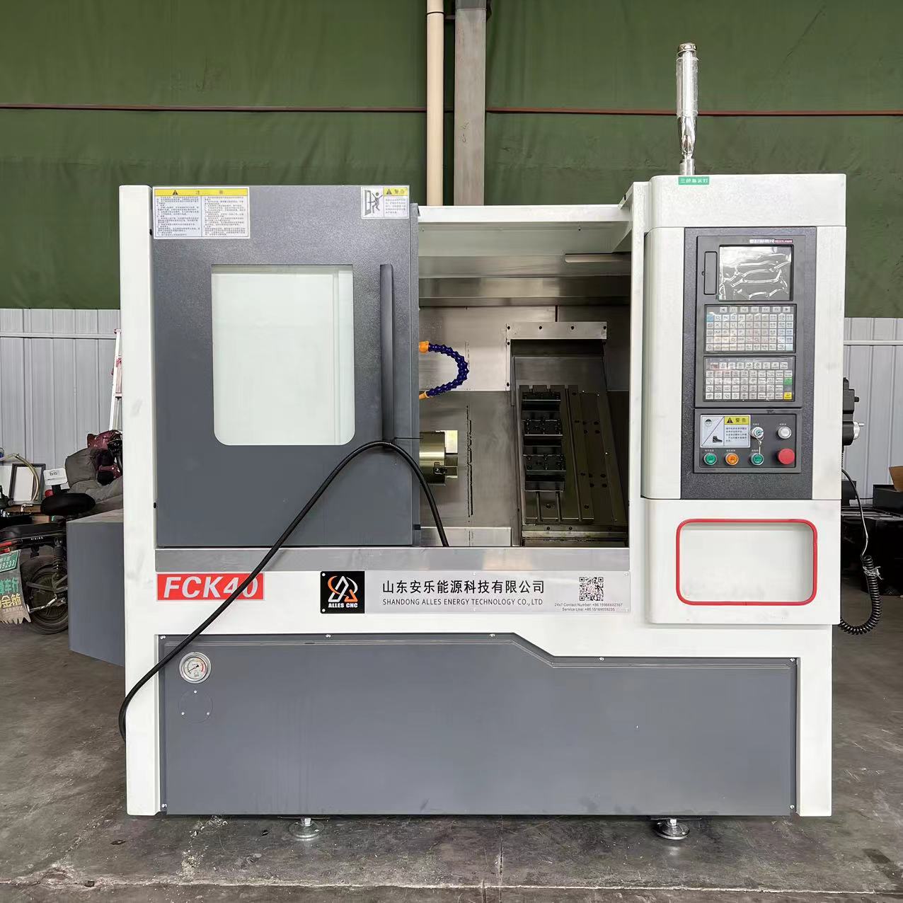 سرير مائل مخرطة CNC FCK40