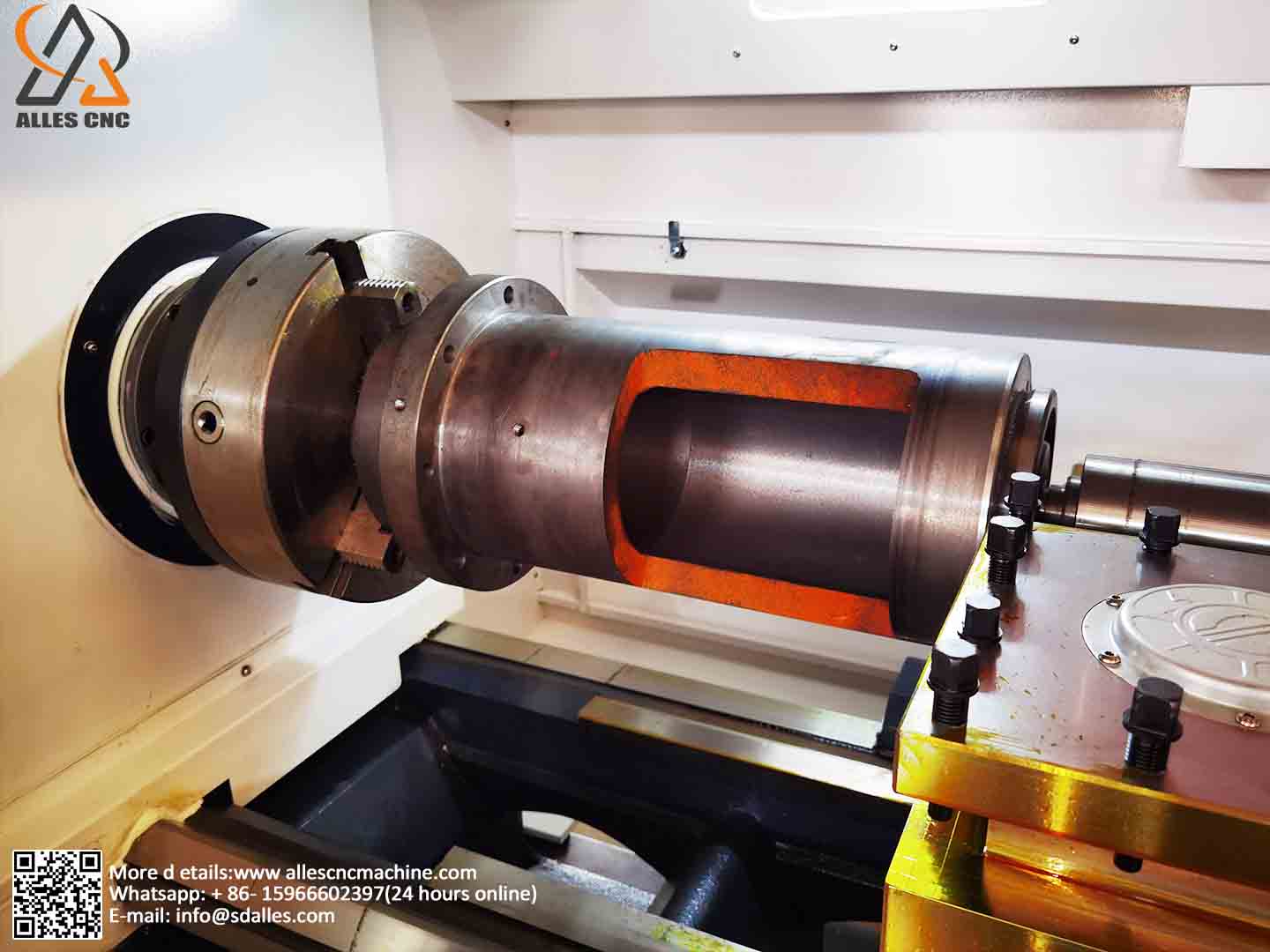 سرير مائل تلقائي CNC مخرطة المعادن مخرطة تحول