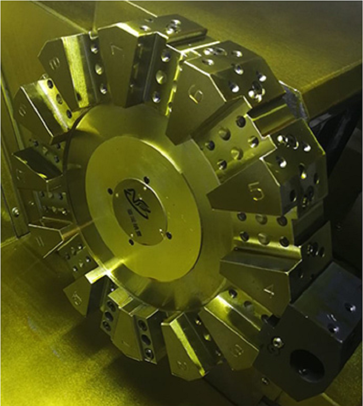 TCK50A سرير مائل CNC مخرطة 